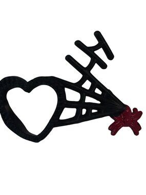 Monster High Operetta‎ Eye Mask Earring Heart Spider Web Replacement Part